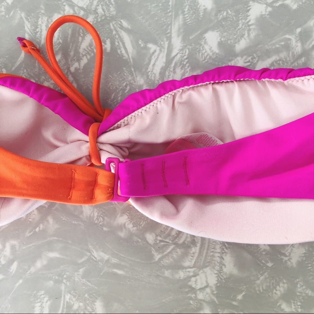 Victoria’s Secret PinkOrange Strapless Bikini Top - Picture 3 of 4